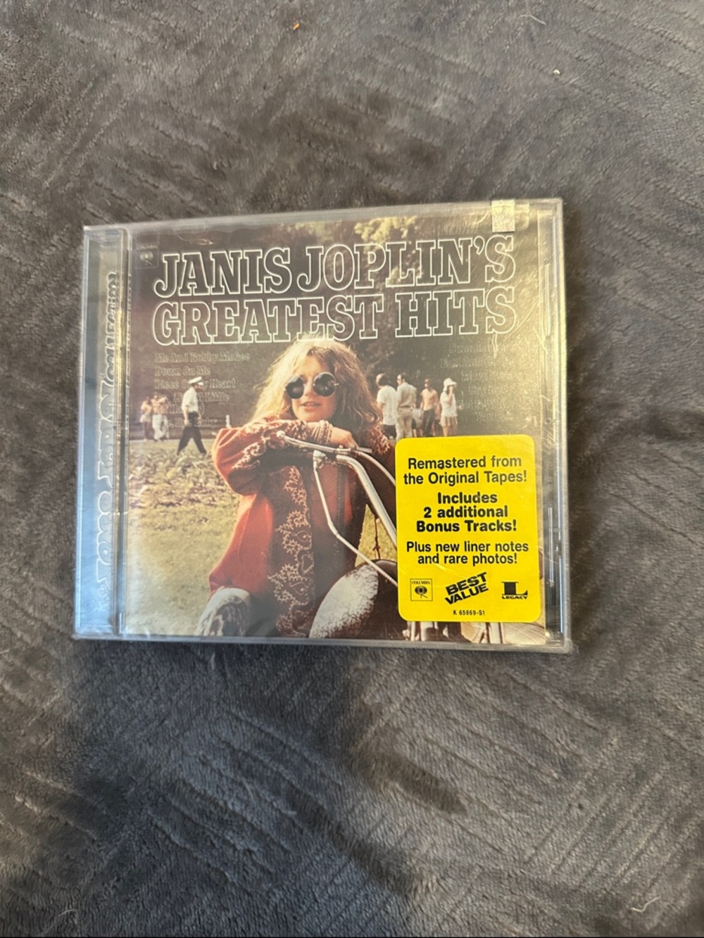 Janis Joplin's Greatest Hits CD - Yellow Sticker